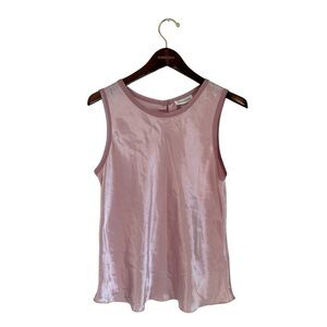 Jones New York Women’s Silk Polyester Tank Top Pink Size Medium